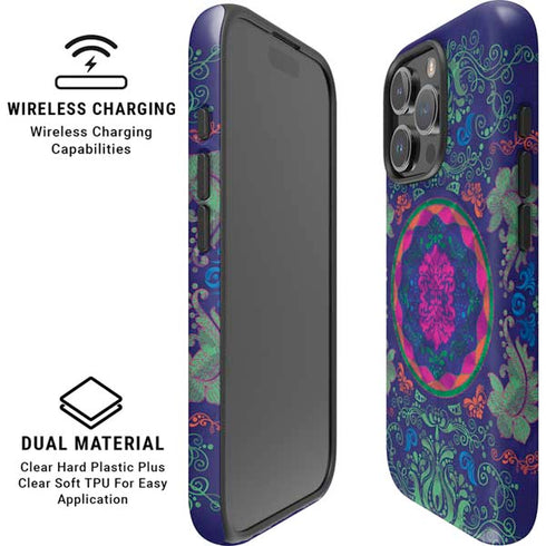 Ornate Swirls iPhone 16 Pro Magsafe Impact Case
